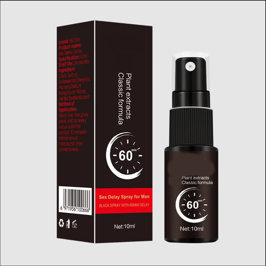 Herbal Tincture - 남성용 인도산 성기능 강화 지연 스프레이,