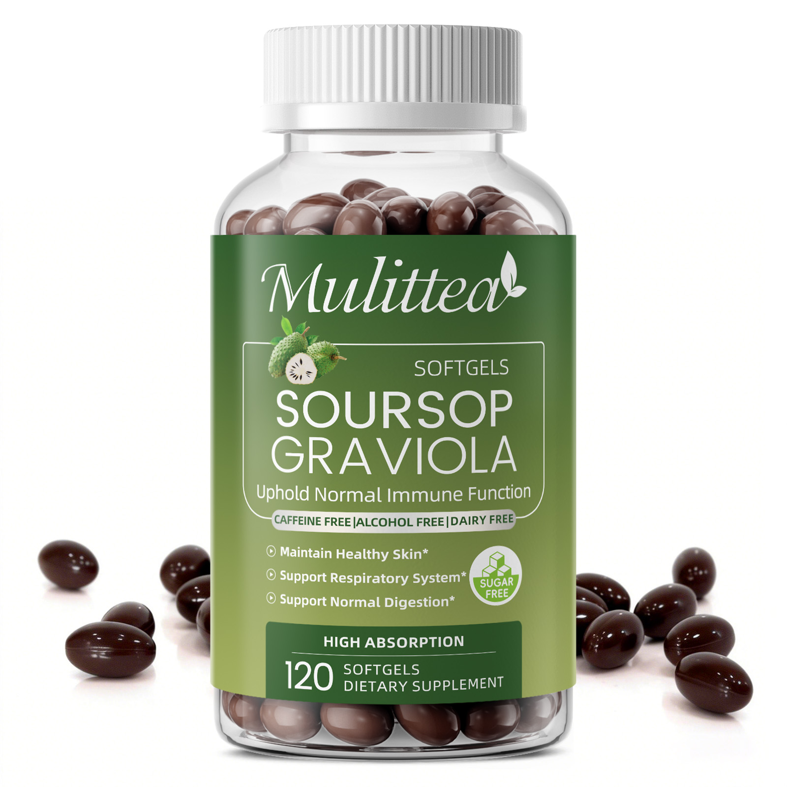 멀티티아 그라비올라 사워솝 추출물 캡슐 면역력 및 소화 - Chamomile Tea 리뷰 및 가격