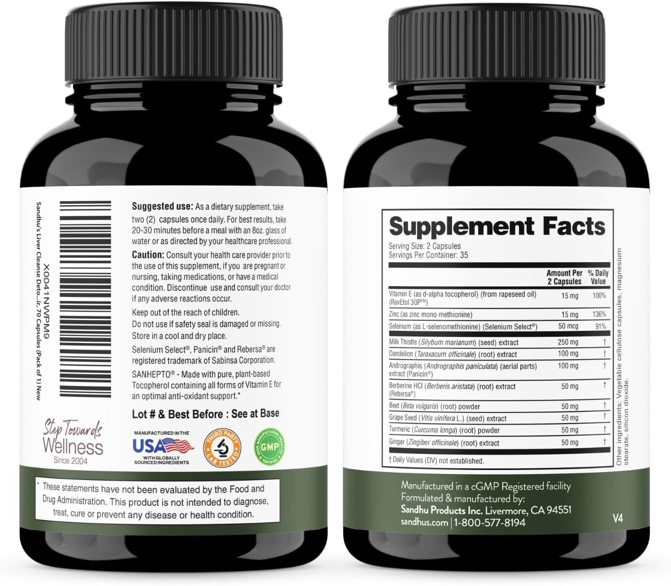 간 정화 디톡스 및 회복 지원, 간 건강을 위한 허브  - Herbal Supplement 리뷰 및 가격